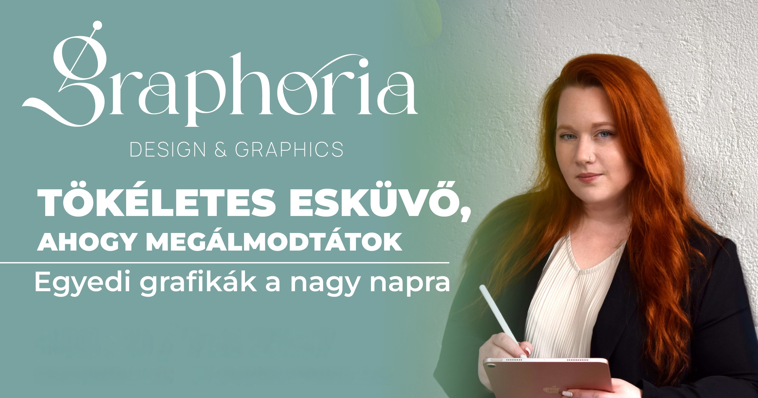 Egyedi esküvői meghívók, kreatív dekoráció és grafikai tervezés:Niki, a Graphoria alapítója az álomesküvők megalkotásáról.